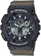 Casio Herreur GA-100TU-1A3ER G-Shock Sort/Gummi Ø51.2 mm