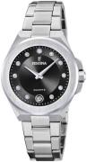 Festina Dameur F20700-6 Mademoiselle Sort/Stål Ø33 mm