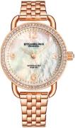 Stührling Original Dameur 3955.5 Symphony Hvid/Rosaguldtonet stål