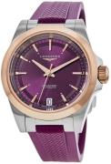 Longines Dameur L3.430.5.98.9 Conquest Lilla/Gummi Ø34 mm