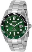Invicta Herreur 30808 Grøn/Stål Ø43 mm