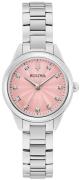 Bulova Dameur 96P249 Sutton Rosa/Stål Ø28 mm
