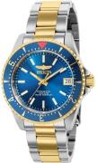 Invicta Dameur 36803 Pro Diver Blå/Guldtonet stål Ø36 mm