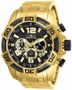 Invicta Herreur 25853 Pro Diver Sort/Gul guldtonet stål Ø50 mm