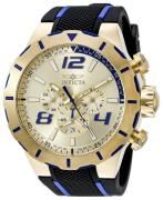 Invicta Herreur 20107 S1 Guld/Gummi Ø42 mm