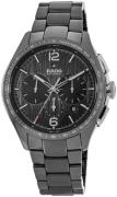 Rado Herreur R32121152 Hyperchrome Sort/Stål Ø45 mm