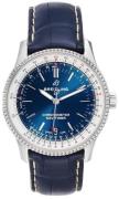 Breitling A17325211C1P1 Navitimer 01 Blå/Læder Ø38 mm