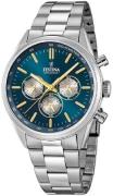 Festina Herreur F16820-C Timeless Blå/Stål Ø44 mm