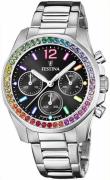 Festina Dameur F20606-3 Boyfriend Sort/Stål Ø39 mm