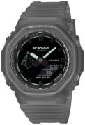 Casio Herreur GA-2100K-1AER G-Shock Sort/Resinplast Ø45.4 mm