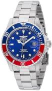Invicta Herreur 47611 Pro Diver Blå/Stål Ø40 mm