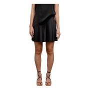 Hana short silk skirt