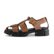 Alva Læder Sandal - Tan