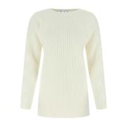 Ivory Virgin Wool Sweater