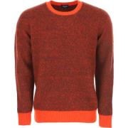 Brun Bordeaux Rundhals Sweaters
