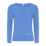 Skovhuus 5353 Jumper W. Zipper Effect Bluser 5353 Provence B