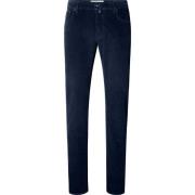 Luksus Navy Blå Corduroy Jeans - Regular Slim Fit