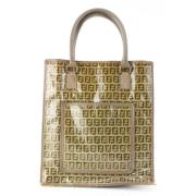 Pre-owned Stof fendi-tasker