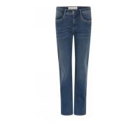 Broderede Straight Leg Jeans