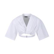 Bahia Court T-Shirt - Hvid Stilfuld Bluse