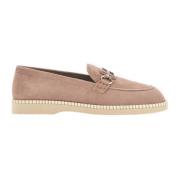 Suede Moccasin Loafers
