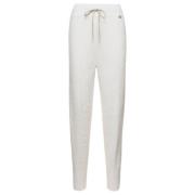 Hvide Bukser med Twin-Set Stil