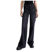 Autentiske Flare Jeans - Størrelse 28