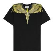 Sort børnet-shirt med ikonisk Wings-detalje