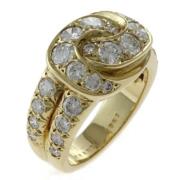 18K Guld Diamant Dame Ring