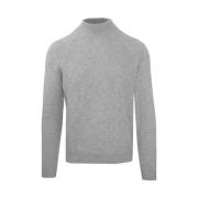 Diamantstrik Uld Kashmir Turtleneck