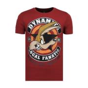 Dynamite Coyote Rhinestones - Trykt T-shirt Herre - 6320B