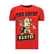 Eksklusiv T-shirt Mænd - Chief Wanted - 11-6367R