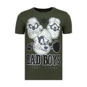 Beagle Boys Rhinestones - Sjov T-shirt Herre - 6319G