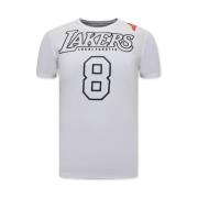 Lakers 8 Herre T-shirt