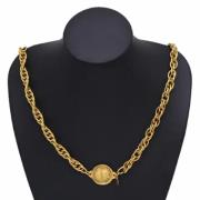 Brugt Guld Chanel Halskæde i Guld