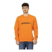 Orange Logo Sweatshirt til Mænd