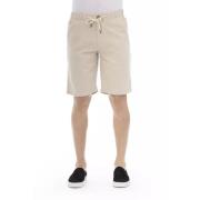 Moderne Beige Bomuld Shorts