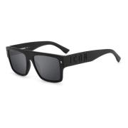 Matte sorte solbriller til et moderne look