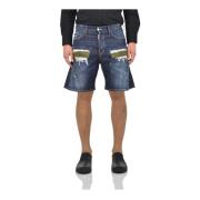 Vintage Stil Denim Shorts til Mænd
