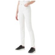 Slim J18 Bomuld Jeans med Høj Talje