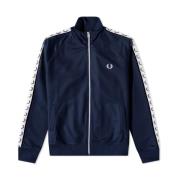 Carbon Blue-S Taped Track Jacket