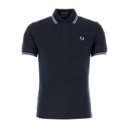 Midnight Blue Piquet Polo Shirt, Moderne alsidig stil
