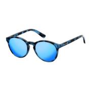 Blå Spejlet Solbriller