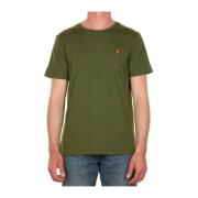 Custom Slim Fit T-shirt i Supply Olive
