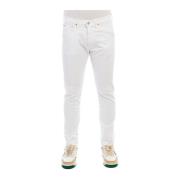 Hvid Stretch Slim-fit Jeans