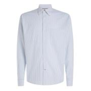 Oversize Stribet Oxford Skjorte