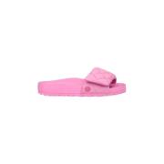 Lyserøde slide-sandaler