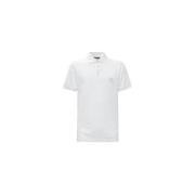 Hid Polo Shirt med Broderet Front