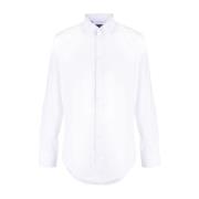Hvid Bomuldsskjorte - Klassisk Pasform