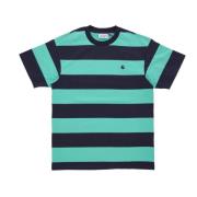 Streetwear T-Shirts i Dark Navy/Aqua Green